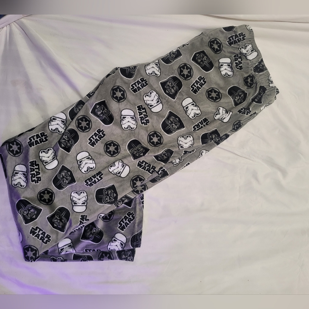 Star Wars Gray and Black Character Print Men's Pants